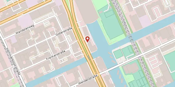 Karte der Umgebung von Heidenkampsweg 43, 20097 Hamburg
