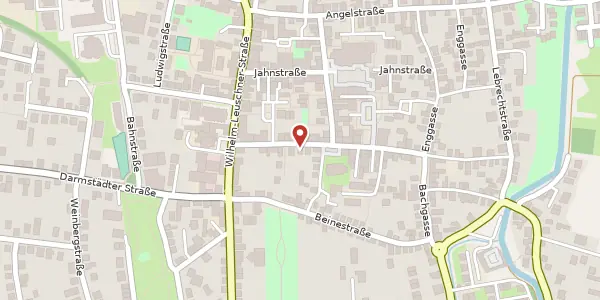 Karte der Umgebung von Kirchstr. 11, 64846 Groß-Zimmern