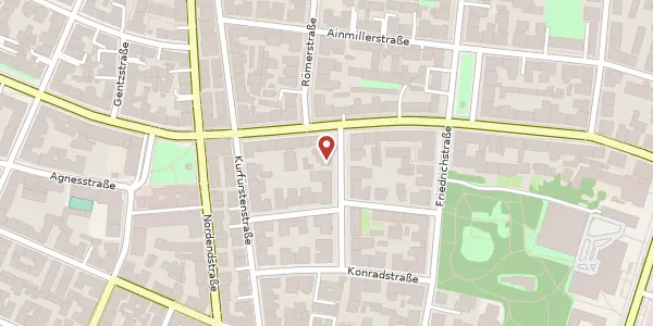 Karte der Umgebung von Habsburgerstr. 9, 80801 München