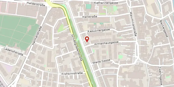 Karte der Umgebung von Konrad-Adenauer-Allee 33, 86150 Augsburg