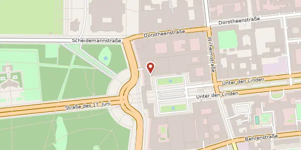 Karte der Umgebung von Pariser Platz 6 A, 10117 Berlin