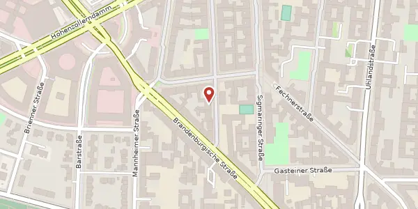 Karte der Umgebung von Gieselerstraße 28, 10713 Berlin