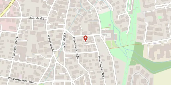 Karte der Umgebung von Mühlhauser Weg 6, 85737 Ismaning