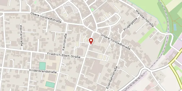 Karte der Umgebung von Adolf-Kolping-Straße 7, 74731 Walldürn