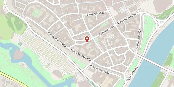 Karte der Umgebung von Wagnerwirtsgasse 8, 85049 Ingolstadt