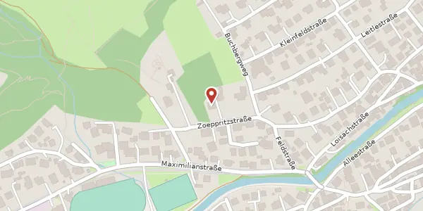 Karte der Umgebung von Zoeppritzstr. 36, 82467 Garmisch-Partenkirchen