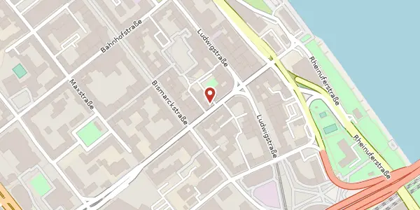 Karte der Umgebung von Kaiser-Wilhelm-Straße 16, 67059 Ludwigshafen am Rhein