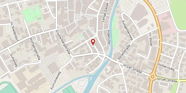 Karte der Umgebung von Georgentorgasse 16, 88239 Wangen