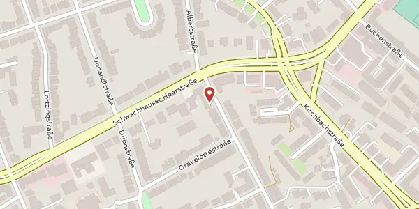 Karte der Umgebung von Orleanstr. 3, 28211 Bremen