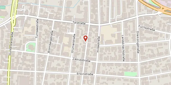 Karte der Umgebung von Scheffelstraße 30, 79102 Freiburg im Breisgau