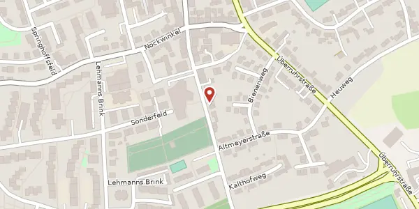 Karte der Umgebung von Hinseler Hof 33, 45277 Essen