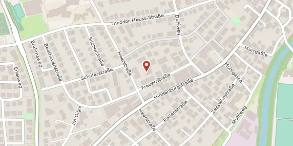 Karte der Umgebung von Heerstraße 30/1, 71711 Murr