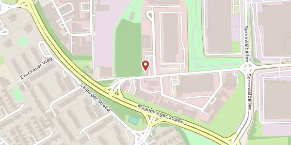 Karte der Umgebung von Chemnitzer Straße 9, 68309 Mannheim