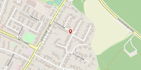 Karte der Umgebung von Am Hirschgraben 38, 40627 Düsseldorf