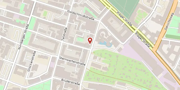 Karte der Umgebung von Stephanstraße 12, 04103 Leipzig