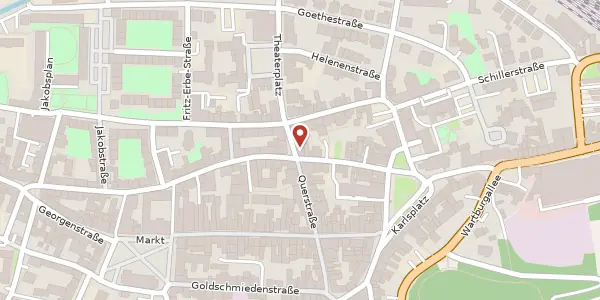 Karte der Umgebung von Querstraße 32, 99817 Eisenach