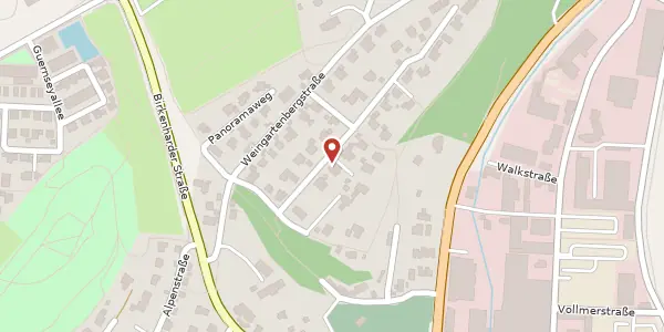 Karte der Umgebung von Vorarlberger Straße 18, 88400 Biberach
