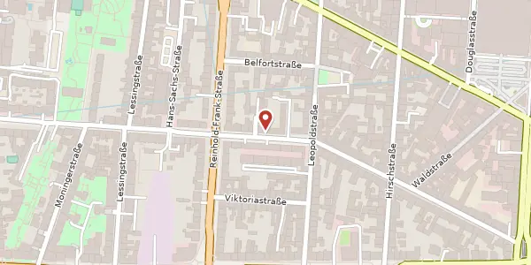 Karte der Umgebung von Sophienstraße 54, 76133 Karlsruhe