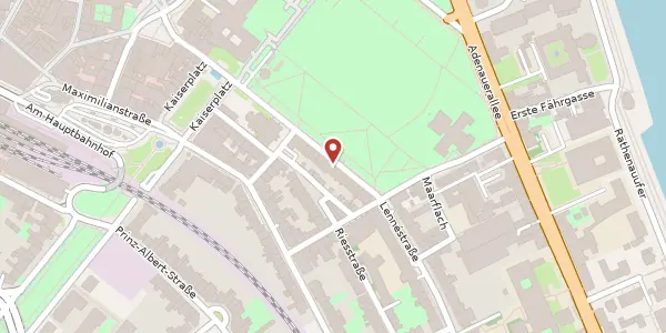 Karte der Umgebung von Am Hofgarten 7, 53113 Bonn