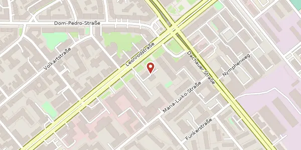 Karte der Umgebung von Leonrodstr. 68, 80636 München