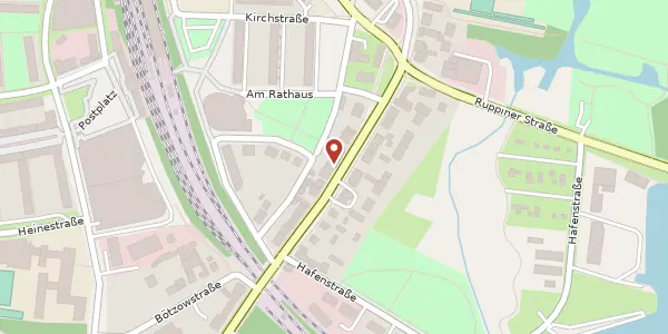 Karte der Umgebung von Hauptstraße 7, 16761 Hennigsdorf