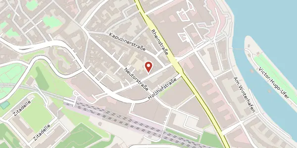 Karte der Umgebung von Dagobertstraße 5, 55116 Mainz