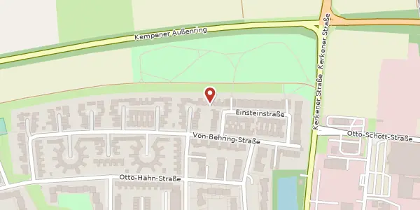 Karte der Umgebung von Einsteinstr. 13a, 47906 Kempen