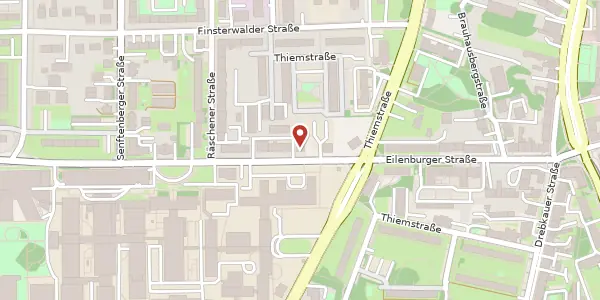 Karte der Umgebung von Leipziger Str. 46, 03048 Cottbus