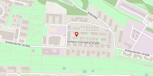 Karte der Umgebung von Norbert-Glanzberg-Str. 7, 97074 Würzburg