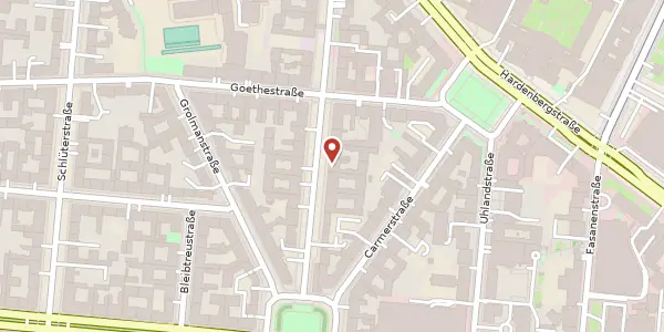 Karte der Umgebung von Knesebeckstraße 89, 10623 Berlin