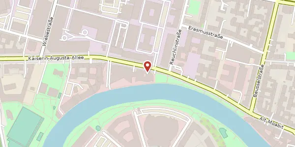 Karte der Umgebung von Kaiserin-Augusta-Allee 113, 10553 Berlin
