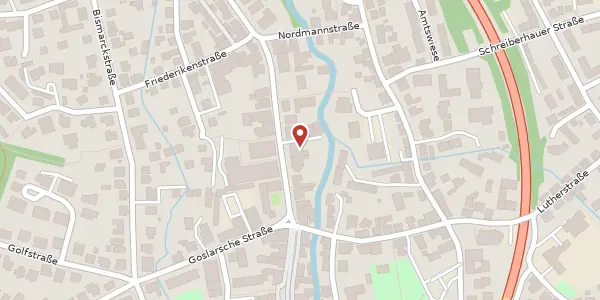 Karte der Umgebung von Herzog-Wilhelm-Straße 61, 38667 Bad Harzburg