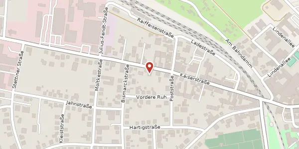 Karte der Umgebung von Gießener Str. 6a, 35410 Hungen