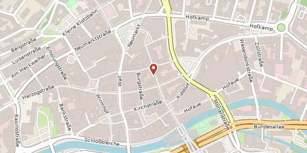 Karte der Umgebung von Poststr. 16, 42103 Wuppertal