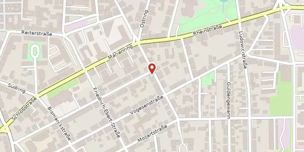 Karte der Umgebung von Moltkestraße 20, 76829 Landau in der Pfalz