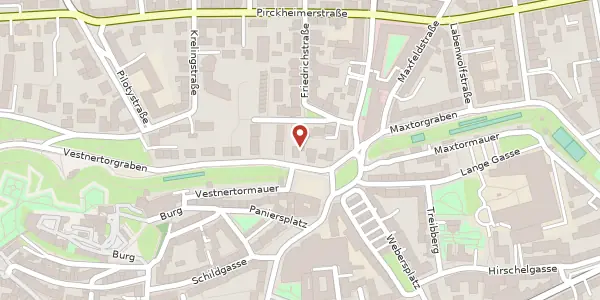 Karte der Umgebung von Vestnertorgraben 51, 90408 Nürnberg