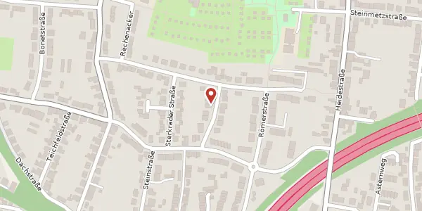 Karte der Umgebung von Osterfelder Str. 11, 45476 Mülheim an der Ruhr