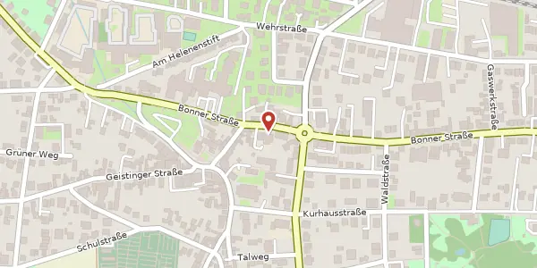 Karte der Umgebung von Bonner Str. 68, 53773 Hennef