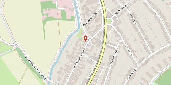 Karte der Umgebung von Rastatter Straße 22, 76199 Karlsruhe