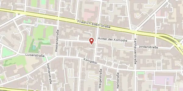 Karte der Umgebung von Motzstraße 1, 34117 Kassel