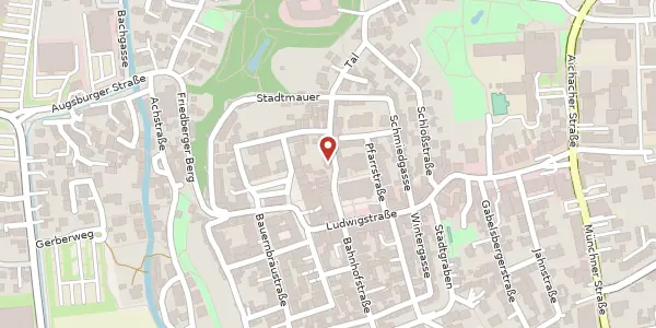 Karte der Umgebung von St.-Jakobs-Platz 4, 86316 Friedberg
