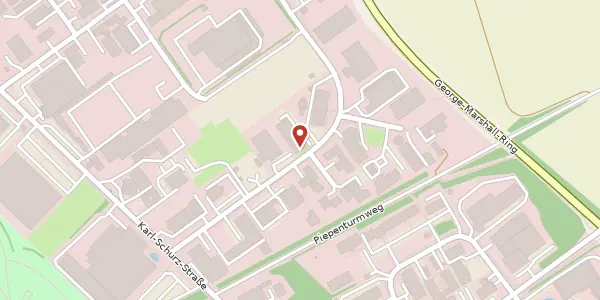 Karte der Umgebung von Friedrich-List-Str. 42, 33100 Paderborn