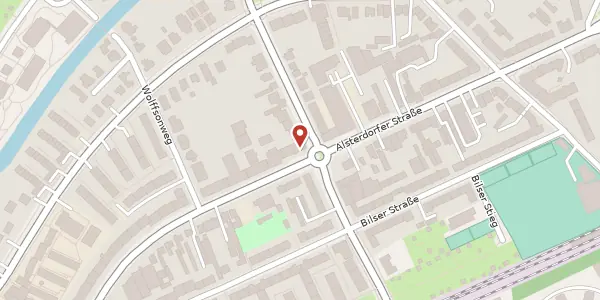 Karte der Umgebung von Alsterdorfer Straße 247, 22297 Hamburg