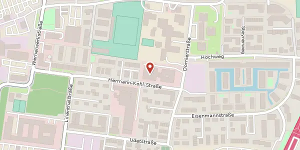 Karte der Umgebung von Hermann-Köhl-Str. 2a, 93049 Regensburg