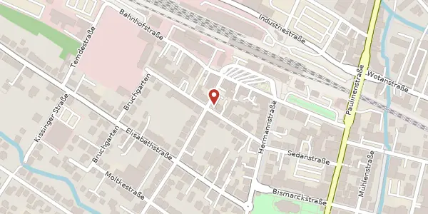 Karte der Umgebung von Sachsenstr. 13, 32756 Detmold