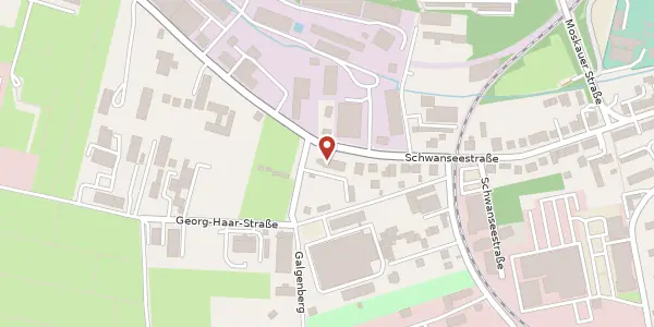 Karte der Umgebung von Schwanseestraße 101, 99427 Weimar