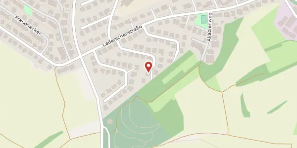 Karte der Umgebung von Buchenweg 16, 69168 Wiesloch