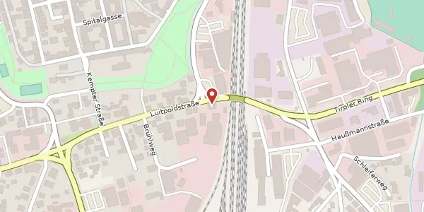 Karte der Umgebung von Luitpoldstr. 32, 87700 Memmingen
