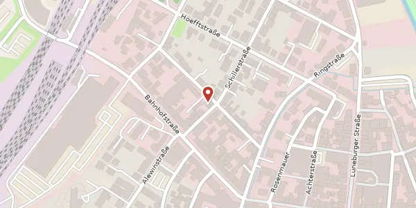 Karte der Umgebung von Schillerstraße 3, 29525 Uelzen