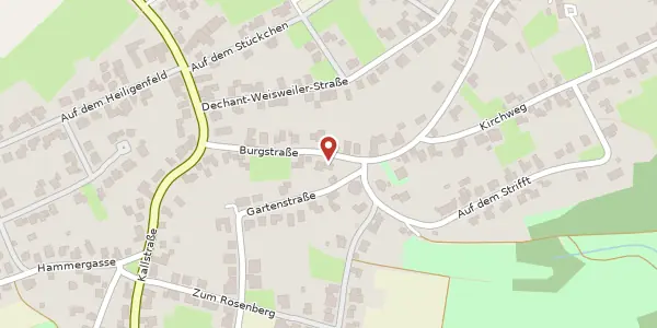 Karte der Umgebung von Burgstr. 18, 52393 Hürtgenwald